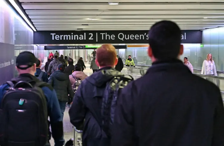 As greves das equipes de fronteira visam seis aeroportos no Reino Unido, incluindo Heathrow

 (AFP/AFP)
