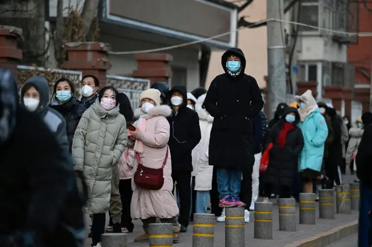 Covid zero na China: casos aumentam após fim da medida restritiva (AFP/AFP)