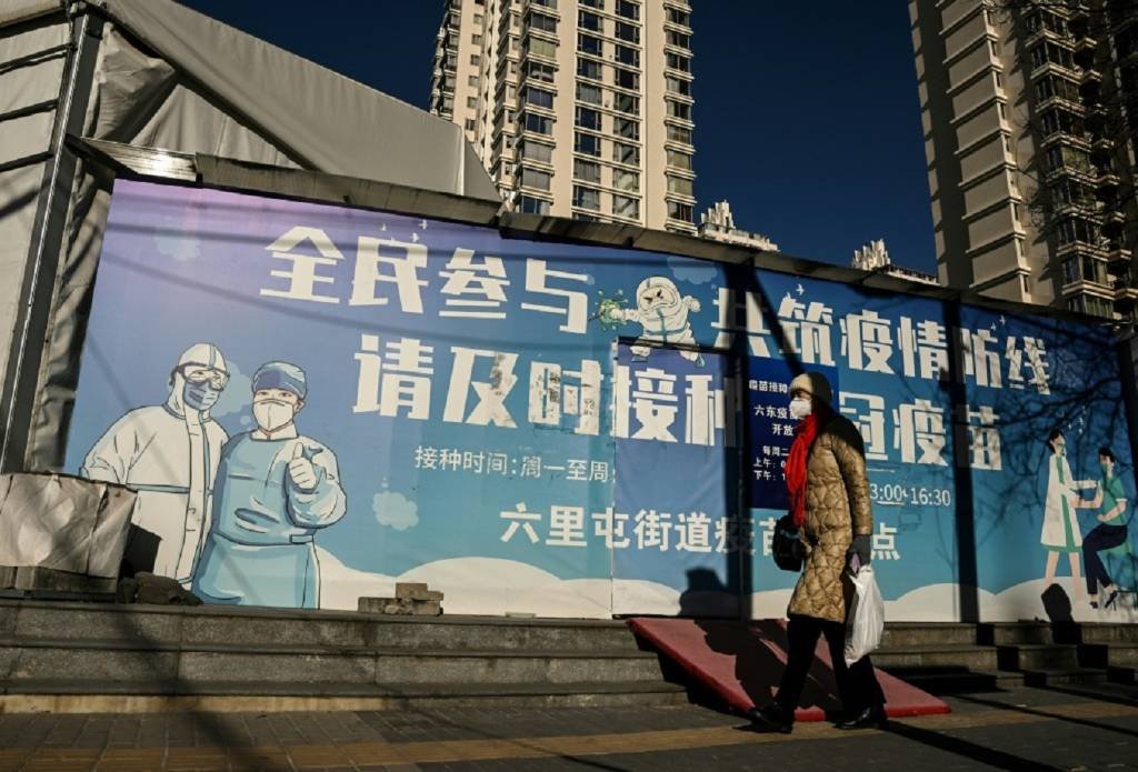 China: Em dezembro, a China suspendeu a estratégia de "covid zero", política com objetivo de reduzir ao máximo o número de casos (AFP/AFP)