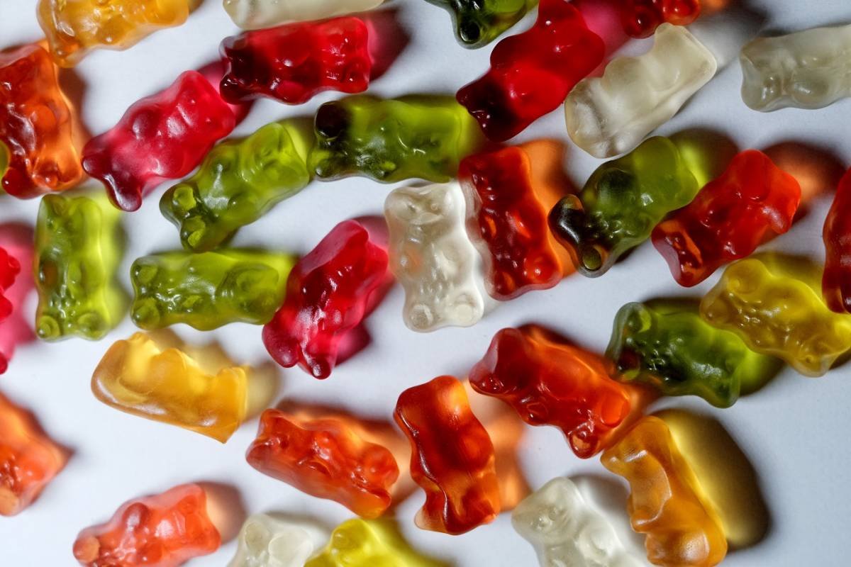 Como é que se diz isto em Alemão? gummy bear