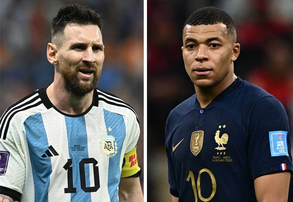 França e Argentina: atenções da final se concentram no duelo dos camisas 10 Messi e Mbappé