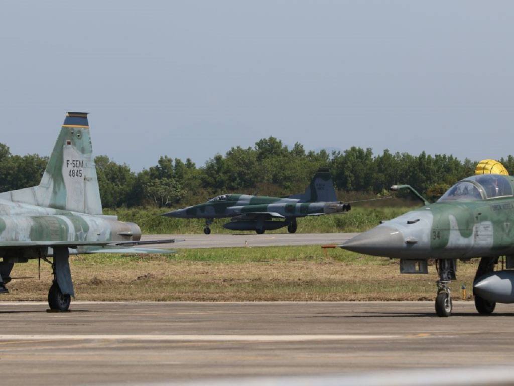 Gripen: O F-39 é o último caça multimissão que a FAB compra fora do País (Tânia Rêgo/Agência Brasil)