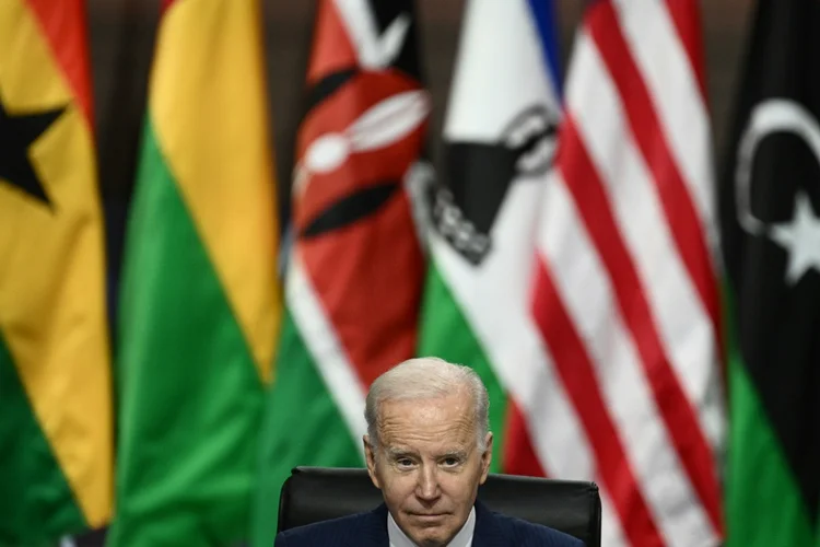 Joe Biden: "Quando a África tem sucesso, os EUA têm sucesso. Todo o mundo tem sucesso", declarou o presidente (AFP/AFP Photo)