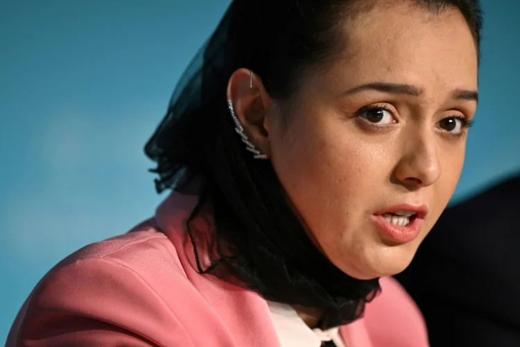 A atriz iraniana Taraneh Alidoosti durante o Festival de Cannes, na França, em 26 de maio de 2022 (Stuart WILLIAMS/AFP)