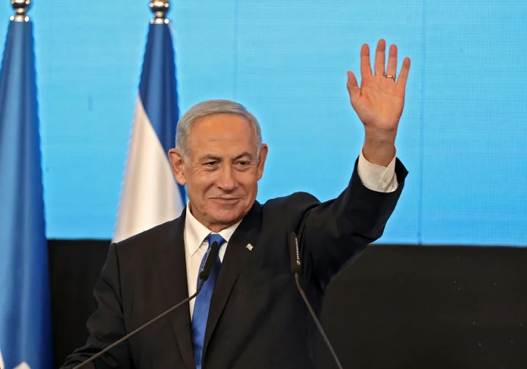 O líder veterano da política israelense, Benjamin Netanyahu, anunciou que formou um novo governo em Israel (AFP/AFP Photo)