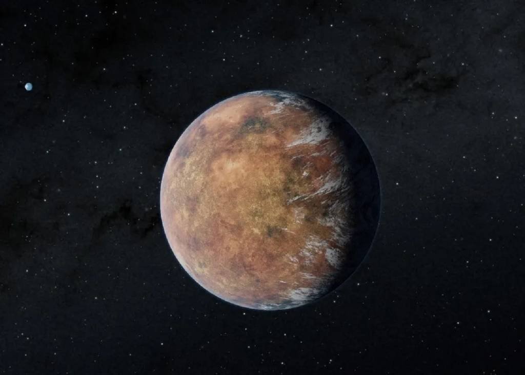 Novo planeta habitável: Está a cerca de 100 anos-luz da Terra e tem 95% de seu tamanho, sendo provavelmente rochoso (Nasa/Reprodução)