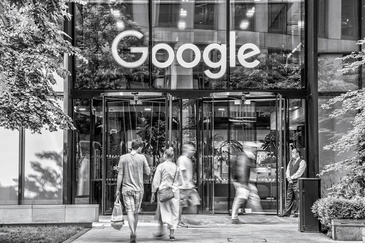 Google: o caso foi aberto pelo Departamento de Justiça dos Estados Unidos (Jason Alden/Bloomberg/Getty Images)
