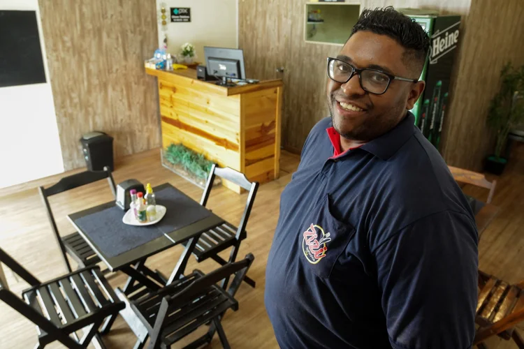 Faderson Reis, dono do Zizi Refeições (Divulgação/Sebrae/SP)