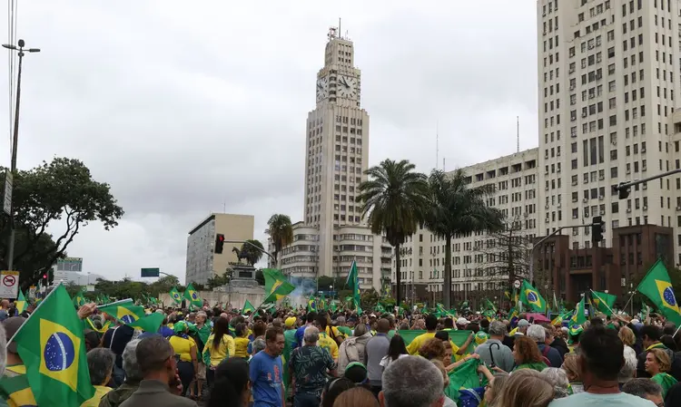 Protesto bolsonarista: ao menos 684 detidos responderão em liberdade (Tânia Rego/Agência Brasil)