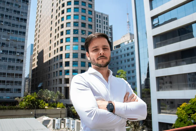 Caio Reina, CEO e fundador da startup (Bússola/Reprodução)