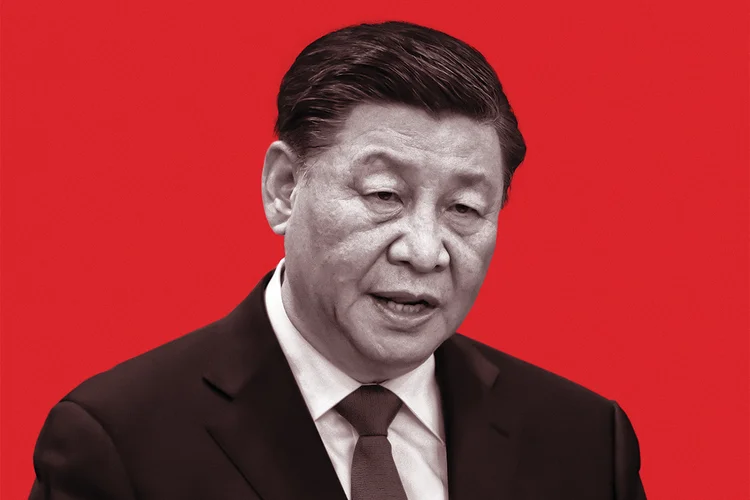 O presidente Xi Jinping: intenção de domar 
os cavalos selvagens 
do capitalismo chinês (Kevin Frayer/Getty Images)