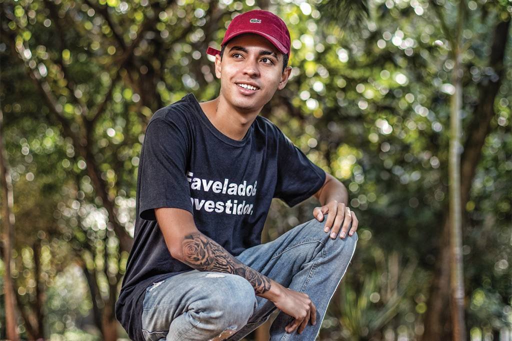 Murilo Duarte, fundador do canal Favelado Investidor, de 27 anos (Leandro Fonseca/Exame)