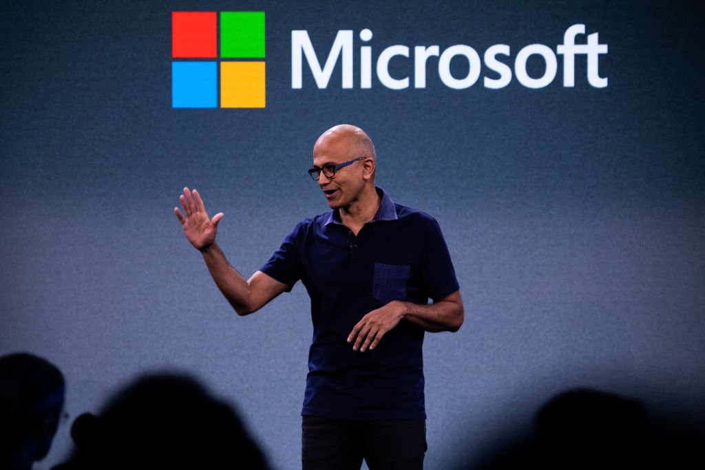 Satya Nadella, CEO da Microsoft (Bloomberg/Getty Images)