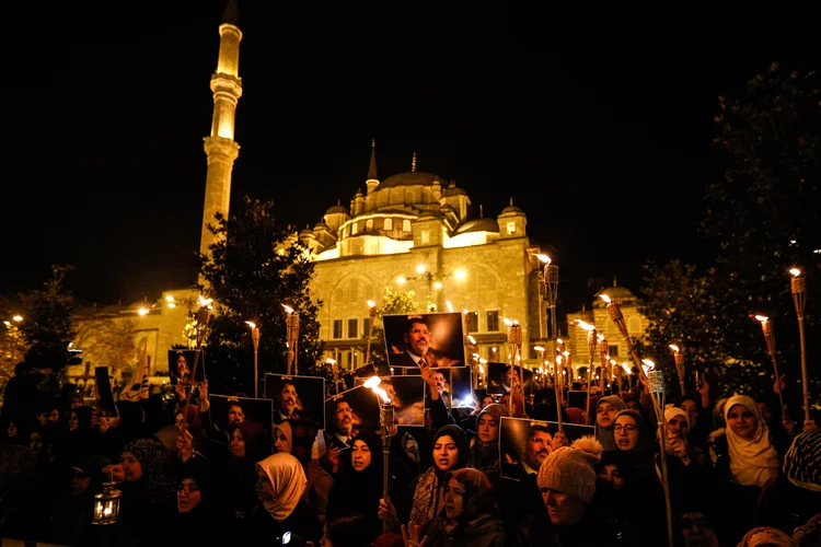 Protestos Egito: Vinte e três dos condenados à prisão perpétua foram julgados à revelia, incluindo Ali, de acordo com um tribunal criminal egípcio que lida com casos relacionados ao terrorismo (Can Ozer/Getty Images)