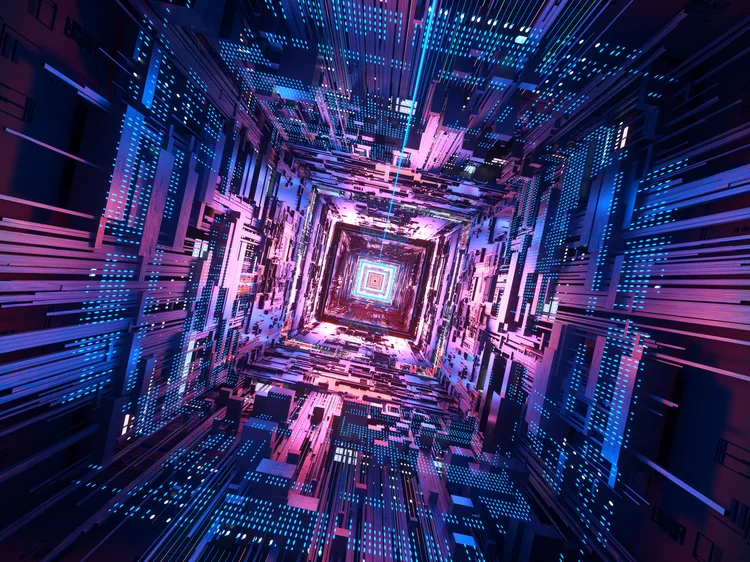 Digital generated image of data space. (Getty Images/Reprodução)