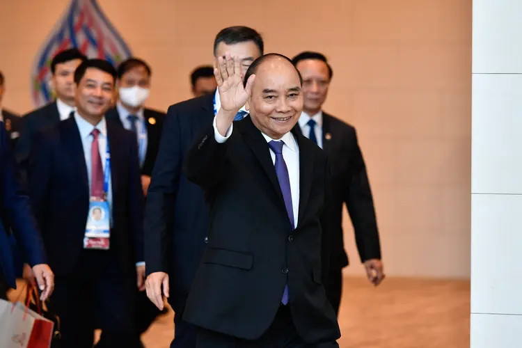 Vietnã: Nguyen Xuan Phuc, anunciou sua renúncia ao cargo nesta terça-feira, 17 (Vachira Vachira/NurPhoto/Getty Images)