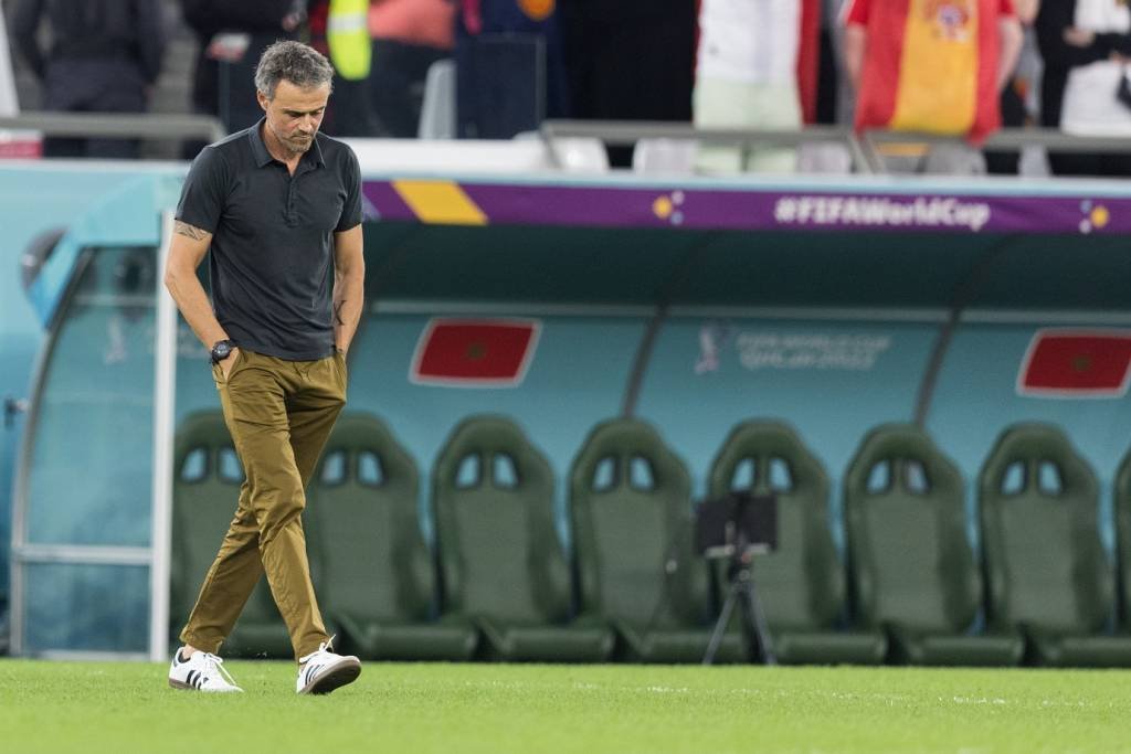Enrique: Em setembro de 2018, foi contratado como técnico da seleção da Espanha para substituir Fernando Hierro (Foto Olimpik/NurPhoto/Getty Images)