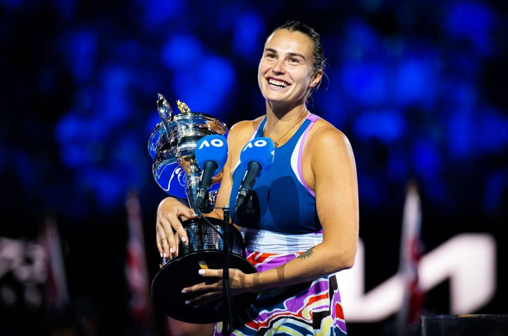 Arina Sabalenka: tenista belorussa conquistou o Australian Open, seu primeiro título de Grand Slam em simples da carreira. (Robert Prange/Getty Images)