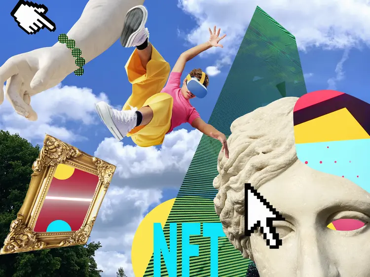 Collage containing symbols and images from the virtual world (Getty Images/Reprodução)