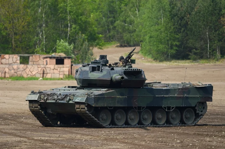 Tanques da Alemanha: O treinamento das forças ucranianas no uso desses tanques "começará em breve na Alemanha" (AFP/AFP)