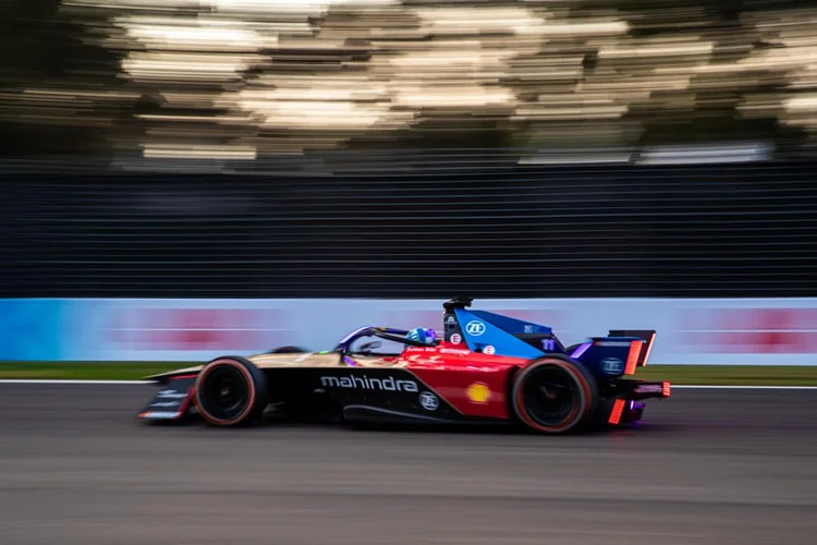 Lucas di Grassi, da Mahindra Racing, na etapa do México: terceira colocação (Mahindra Racing/Divulgação)