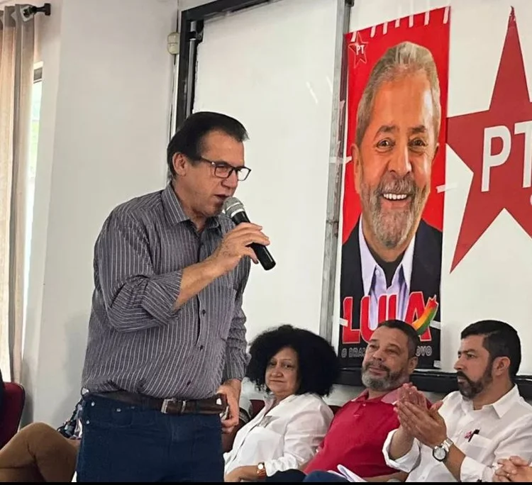 Participaram do evento Luiz Marinho (Trabalho) Márcio Macedo (Secretaria-Geral da Presidência) e Paulo Pimenta (Secretaria de Comunicação Social) (Instagram/Reprodução)