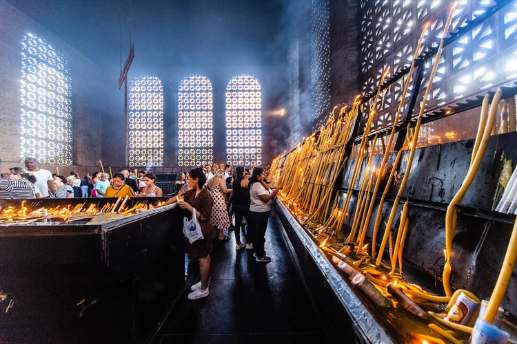 Santuário Nacional de Nossa Senhora Aparecida, no interior de São Paulo (Leandro Fonseca/Exame)