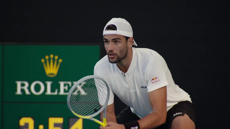 Matteo Berrettini na série Break Point, da Netflix: novatos em destaque (Netflix/Divulgação)