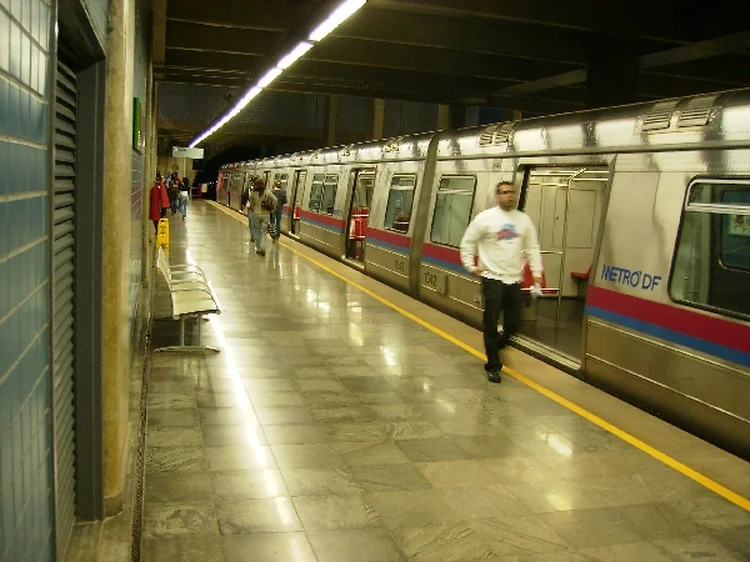 A Polícia Militar do Distrito Federal (PMDF) está apurando duas suspeitas de bomba no metrô de Brasília (Wikicommons/Divulgação)