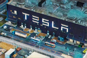 Imagem referente à matéria: Tesla inaugura mega fábrica de armazenamento de energia em Xangai