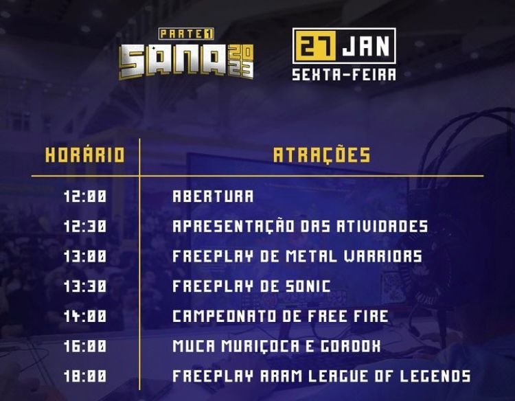 Palco Games Sexta Palco Games