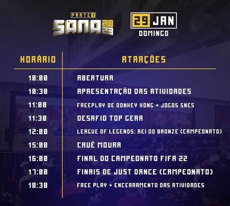Palco Games Domingo Palco Games Domingo