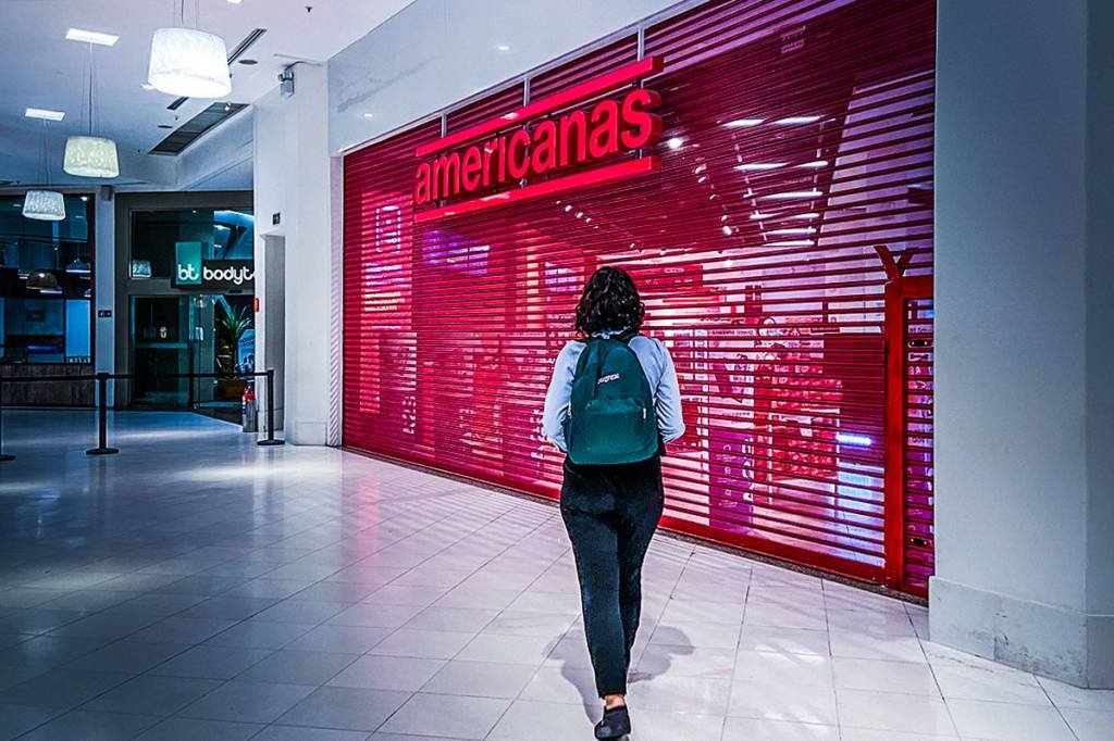 Americanas: varejista já notificou shoppings sobre o não pagamento de aluguel (Leandro Fonseca/Exame)