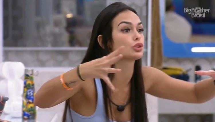 Larissa do BBB 23: briga entre líderes da primeira semana divide casa (TV Globo / Captura de tela/Reprodução)