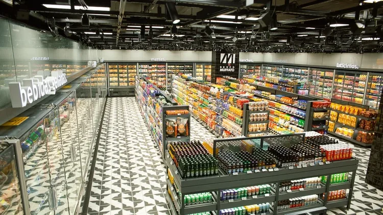 Supermercados autônomos não possuem filas ou caixas e usam inteligência artificial (Grupo Muffato/Divulgação/Divulgação)