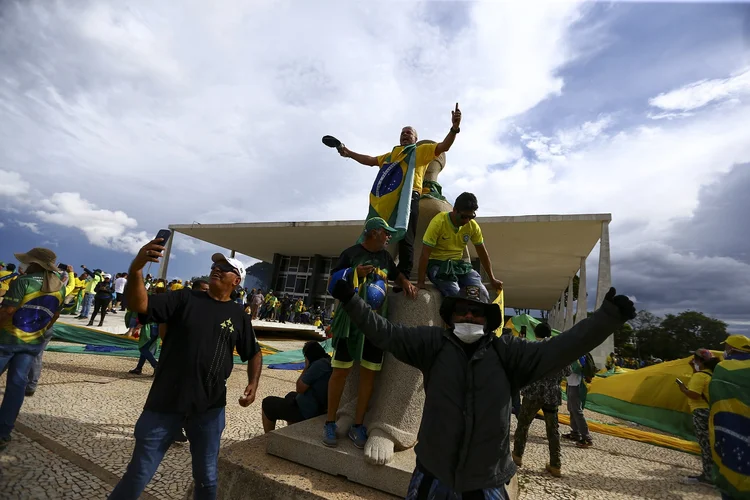 Congresso: alvos são suspeitos de omissão durante os atos golpistas de 8 de janeiro. (Marcelo Camargo/Agência Brasil)