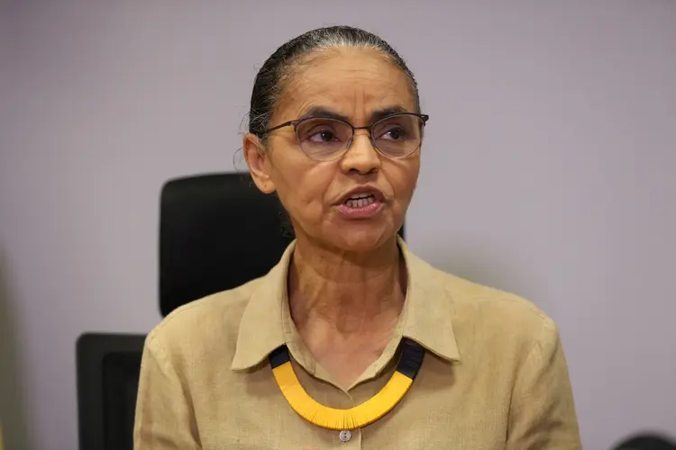 Marina Silva: a ministra acusou o governo Jair Bolsonaro de crimes de lesa-pátria e lesa-humanidade contra comunidades indígenas (José Cr/Agência Brasil)