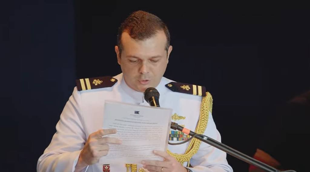 Marinha: novo comandante é Marcos Sampaio Olsen (Marinha do Brasil/Reprodução/YouTube)