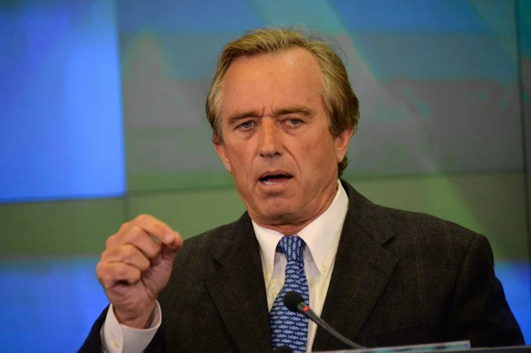 Robert Kennedy Junior é filho do ex-secretário democrata de Justiça e candidato à Presidência Robert Kennedy, que foi assassinado em 1968, cinco anos depois de JFK (AFP/AFP Photo)