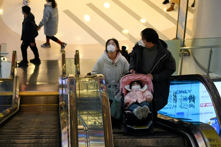 China: A taxa de natalidade do país caiu para níveis históricos em meio ao envelhecimento da população (AFP/AFP Photo)