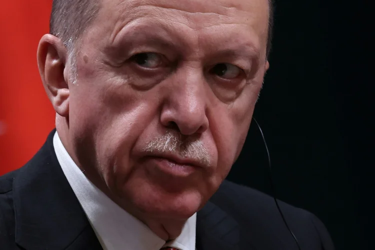 Erdogan leva a defesa do Estado da Palestina ao G20, buscando apoio internacional no Brasil (Arquivo/AFP)