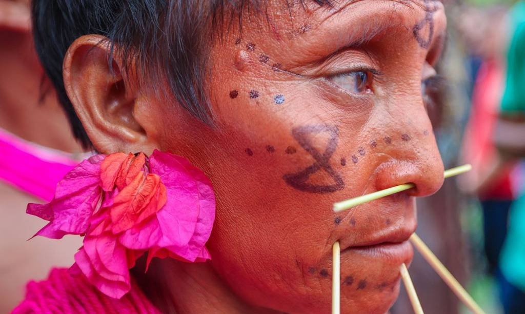 Comunidade Yanomami: O iFood reforçou sua ação junto com as ONGs parceiras Central Única das Favelas (CUFA) e a Ação da Cidadania para arrecadar doações que serão destinadas aos indígenas (Ricardo Stuckert/Agência Brasil)