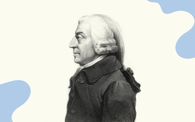 Adam Smith: filósofo conhecido por traçar as bases da economia moderna com a publicação de sua Riqueza das Nações (Instituto Millennium/Divulgação)