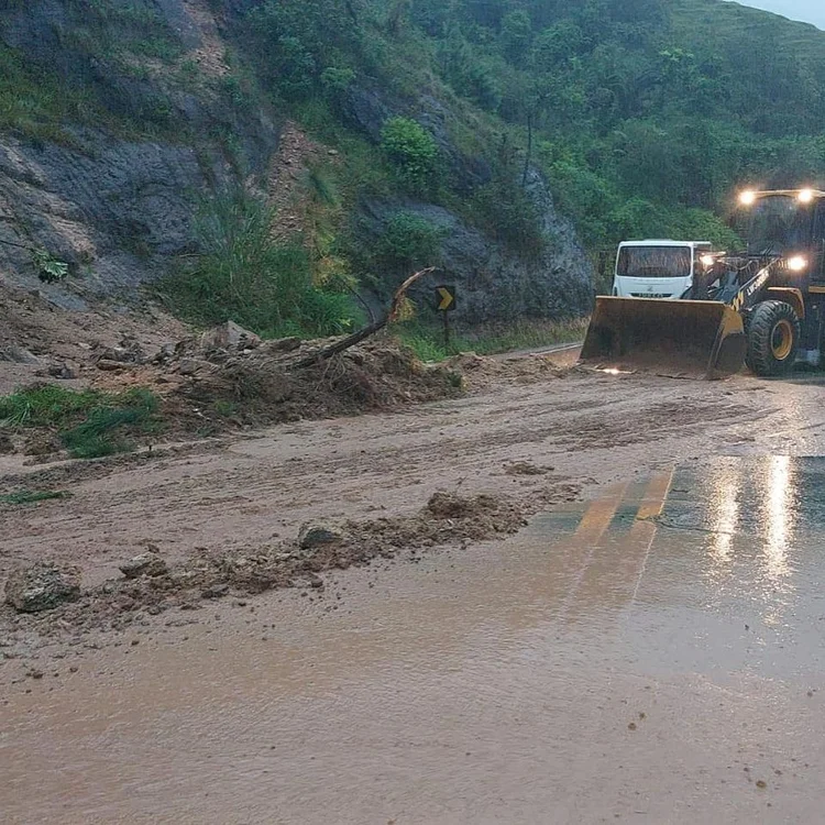 Litoral paulista: passa de 950 o número de desalojados (Prefeitura de São Sebastião/ Facebook/Reprodução)