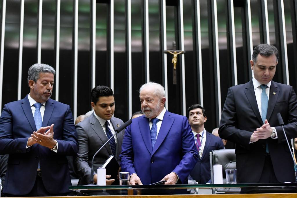 Lula na Câmara: na campanha, Lula prometeu isentar quem ganha até R$ 5 mil (Jefferson Rudy/Agência Senado)