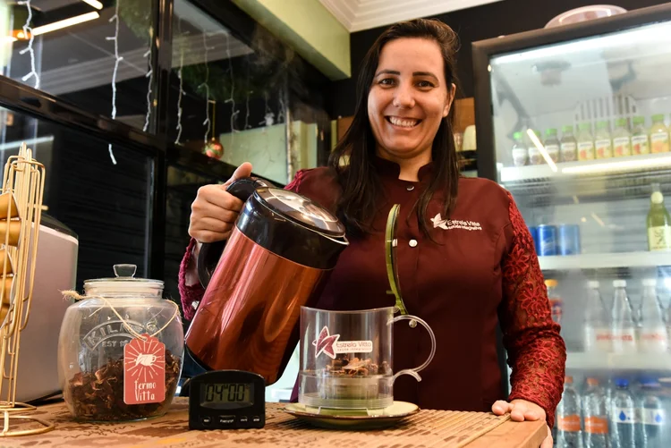Carla Cardoso, proprietária da casa de chás Estrela Vitta (Sebrae/Sebrae/SP)