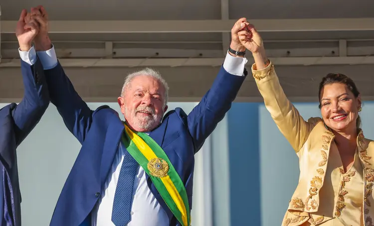 Lula e Janja: presidente e primeira-dama se mudam para Palácio da Alvorada (Ricardo Stuckert/PR/Reprodução)