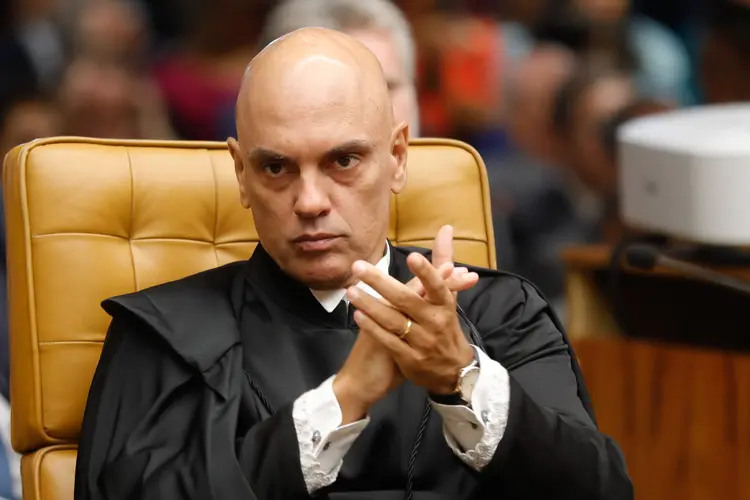 Moraes: Ministro do STF é o relator do caso (Fellipe Sampaio /SCO/STF/Reprodução)