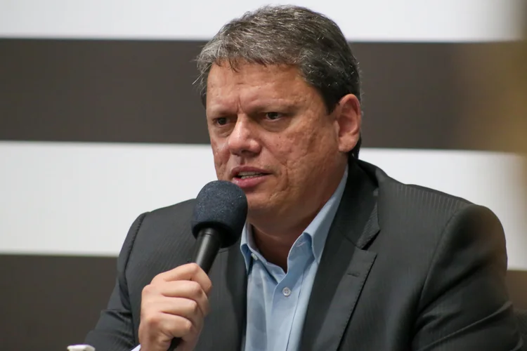 O espaço do Republicanos no secretariado de Tarcísio foi alvo de críticas internas da legenda (Isadora de Leão Moreira /Governo do Estado de SP/Reprodução)