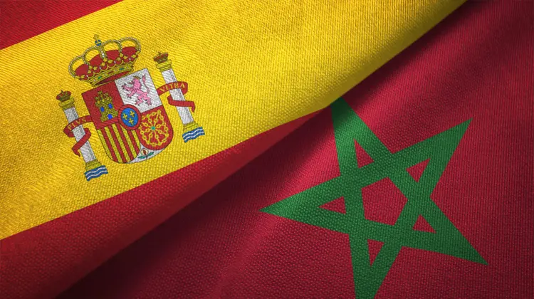 Espanha e Marrocos: Acompanhado de uma dezena de ministros, Sánchez presidiu uma "reunião de alto nível" com seu homólogo marroquino, Aziz Akhannouch (Oleksii Liskonih/Getty Images)